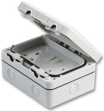 PRO ELEC - 2-Gang IP66 Outdoor Switched Socket