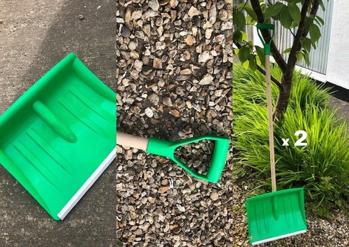 Snow shovels pusher scoop - 2x,