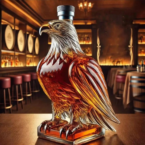Unique eagle whiskey glass - eagle,