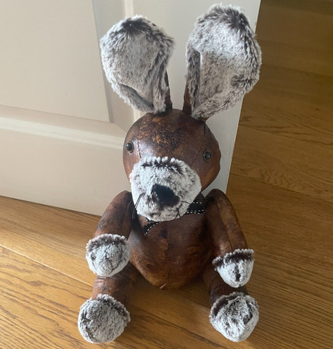 Rabbit faux fake leather - faux,