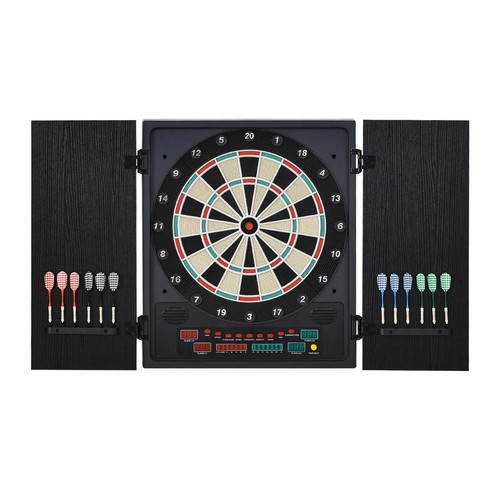 Electronic dartboard with led - with,