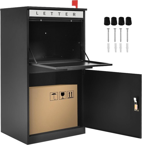Lockable parcel drop box - lockable,