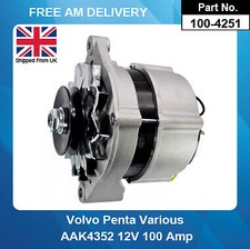 Alternator For Volvo Penta MD22L 1992-2002 AAK4352 AAK3830 510839 12V 100Amp