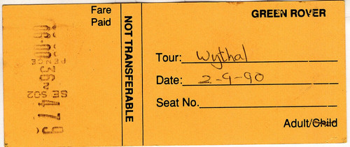 Bus tickets green rover - green,