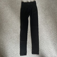 Ribbed Legging In Black 