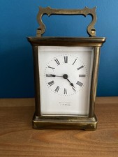 Antique French R&Co Carriage Clock Retailed By Henry Wainwright Circa 1880