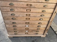 A large architects plan chest 