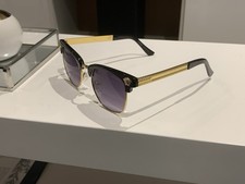 Versace Medusa Sunglasses Black Gold 2822-636
