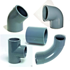 PVC Imperial Pressure Grey Pipe Pond Fittings Solvent Weld Koi Ponds