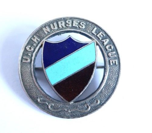 Vintage enamel nursing badge