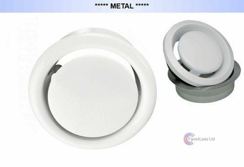 Metal air vent white ceiling - vent,