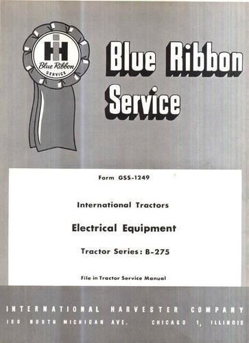 International harvester b275 - international,