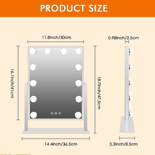 Hollywood makeup mirror led - mirror,