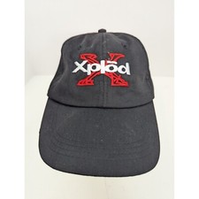 Sony Xplod Subwoofer Embroidered Logo Men Black Adjustable Strap Back Cap Hat