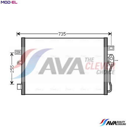 Condenser air conditioning - condenser,