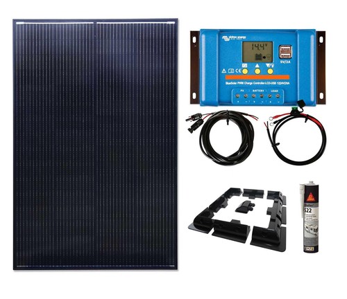 250w black solar panel kit - 250w,