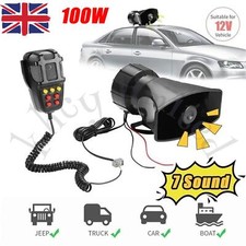 100W 12V 7 Tone Sound Car