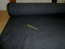 BLACK Designer Chenille Weave Upholstery Fabric (Senna Black)