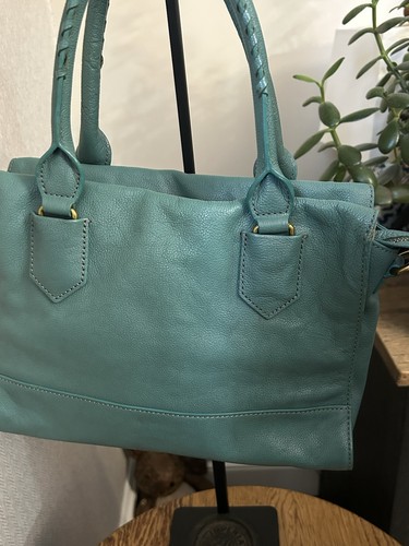 Fossil blue leather handbag - fossil,