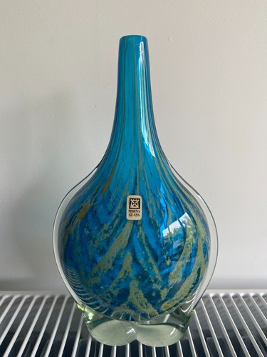 Mdina art glass lollipop vase - lollipop,