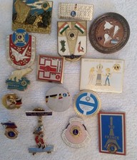 Lions Club Vintage Brooch