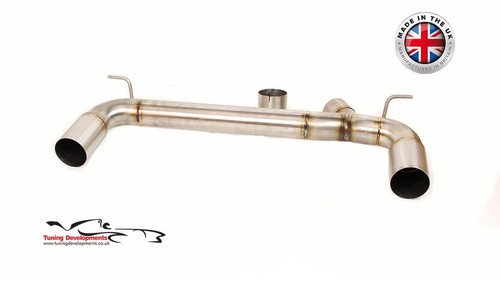 Stainless exhaust backbox - stainless,