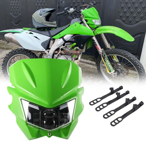 Led headlights green - w/,