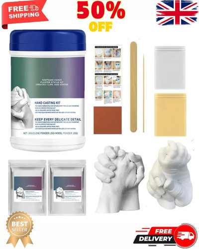 Hand casting kit couples - 3d,