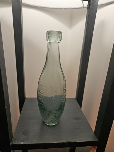 Large antique 10oz aqua