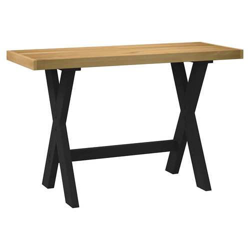 Desk solid pine natural top - solid,