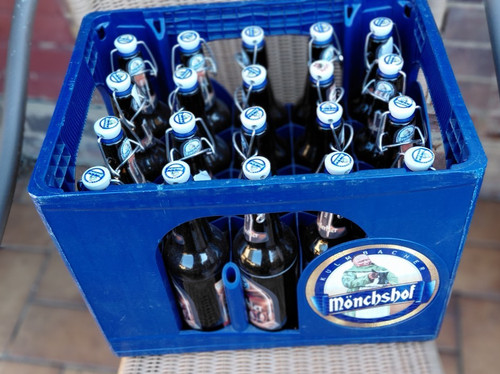 Strong german beer - beer, crate