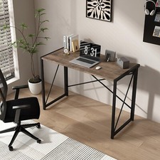 Folding Desk Foldable Computer Desk Table No Assembly Home Office Miami