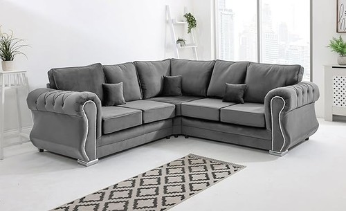 Luxury raven sofa corner - sofa,