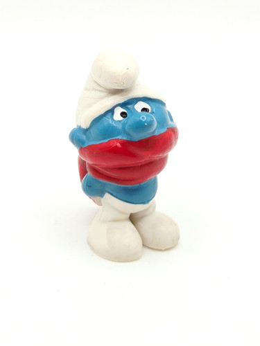 Vintage peyo shiver smurf - vintage,