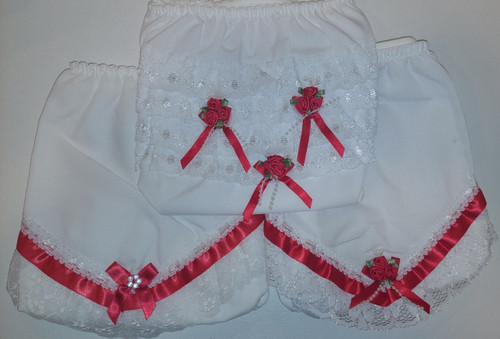 Baby lace frilly knickers - frilly,