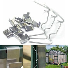 Greenhouse Glazing Clips W / Z Glass Clips Spring Wire Replacement Accessories