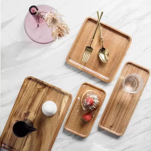 Wooden rectangle tea - wooden,