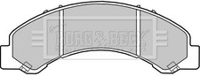 Borg & Beck BBP2362 Brake Pad Set For Disc Brake For Braking Fits Isuzu Hino