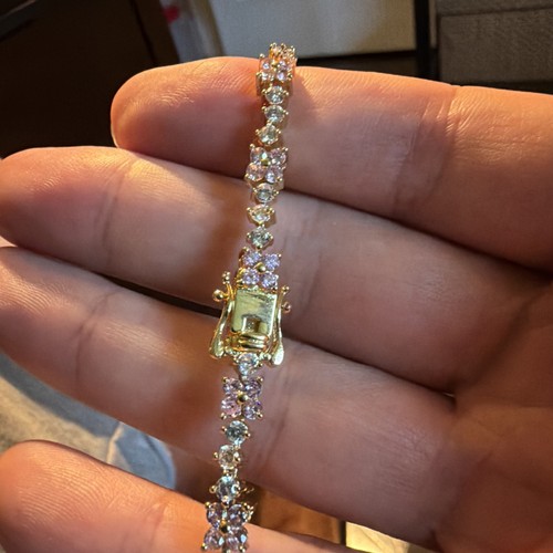 Tennis bracelet yellow gold - tennis,