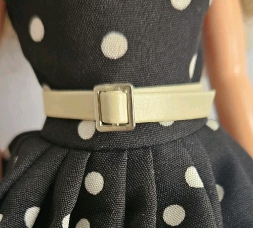 Vintage sindy doll belt - belt, beige
