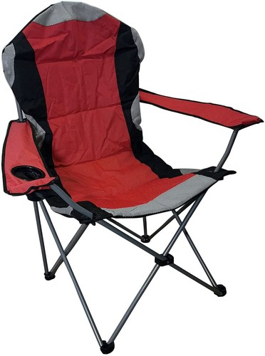 Padded folding camping - padded, deluxe