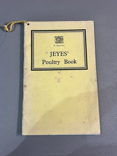 Jeyes poultry book vintage - book,