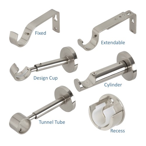 Curtain pole bracket satin - pole,