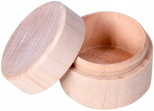 Wooden tiny box with - wooden,
