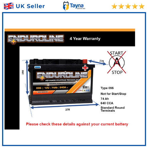 Battery fits maserati spyder - battery,