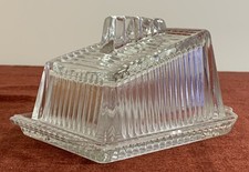 Vintage Glass Butter Dish App