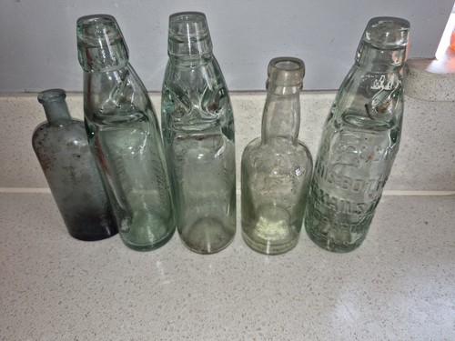 Old codd bottles job - old,