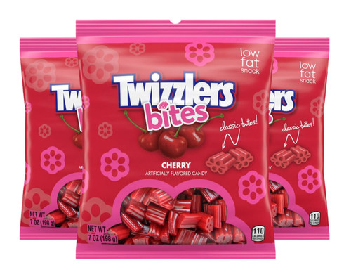 Twizzlers bites cherry - twizzlers,