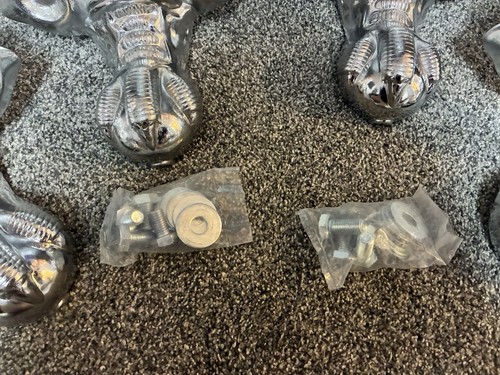 Galvanised claw feet - galvanised,