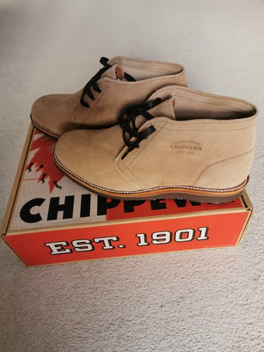Chippewa milford khaki suede - khaki,